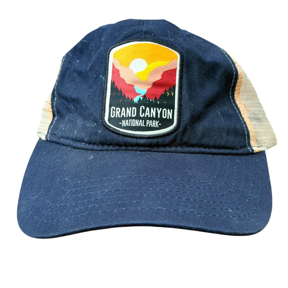 National Park‎ Foundation Grand Canyon Trucker Hat Navy Blue Snapback Mesh Cap